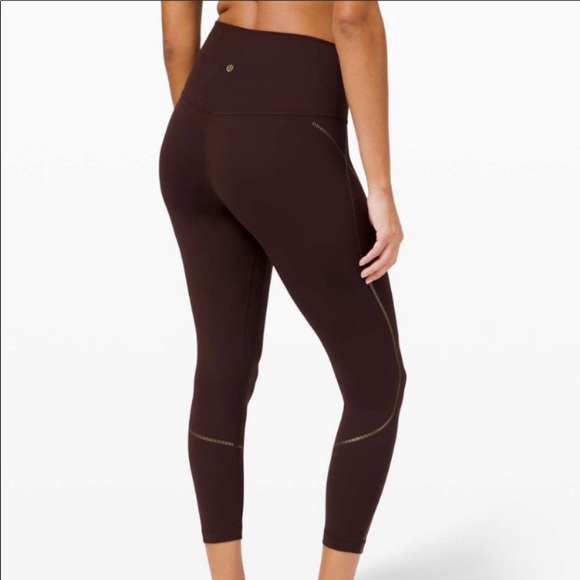 Align High-Rise Crop 21" *Gold - Picture 3 of 5